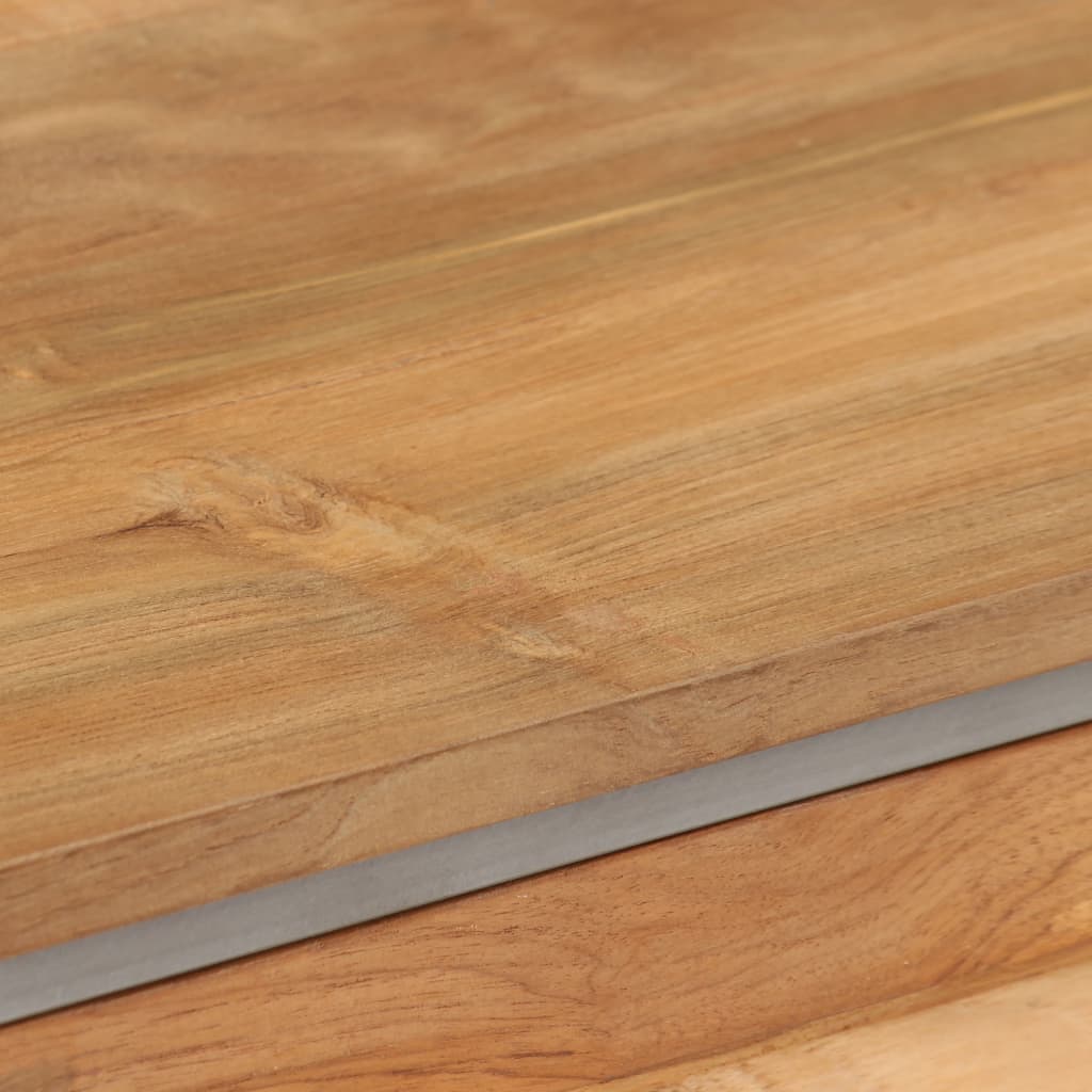 TV-Schrank Recyceltes Teakholz und Stahl 120x30x40 cm