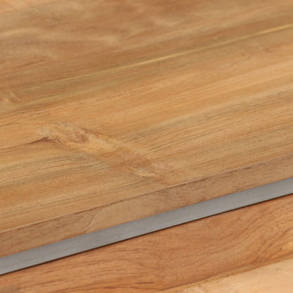 TV-Schrank Recyceltes Teakholz und Stahl 120x30x40 cm