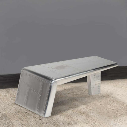 Aviator Couchtisch Aluminium Vintage Flugzeug Stil