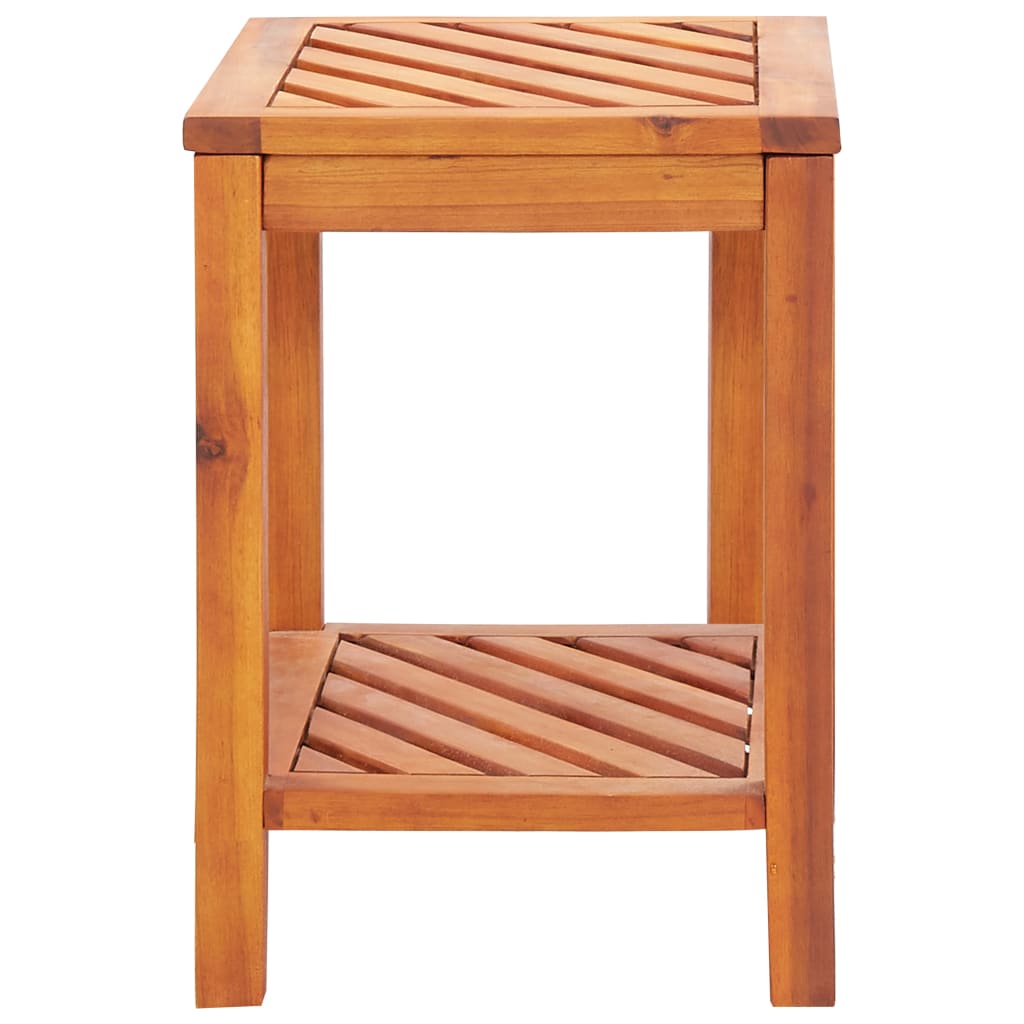 Beistelltisch Akazienholz Massiv 45 x 33 x 45 cm