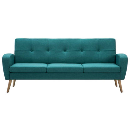 Sofa 3-Sitzer Stoff Grün