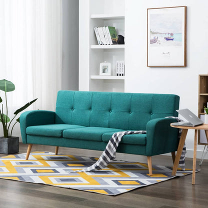 Sofa 3-Sitzer Stoff Grün
