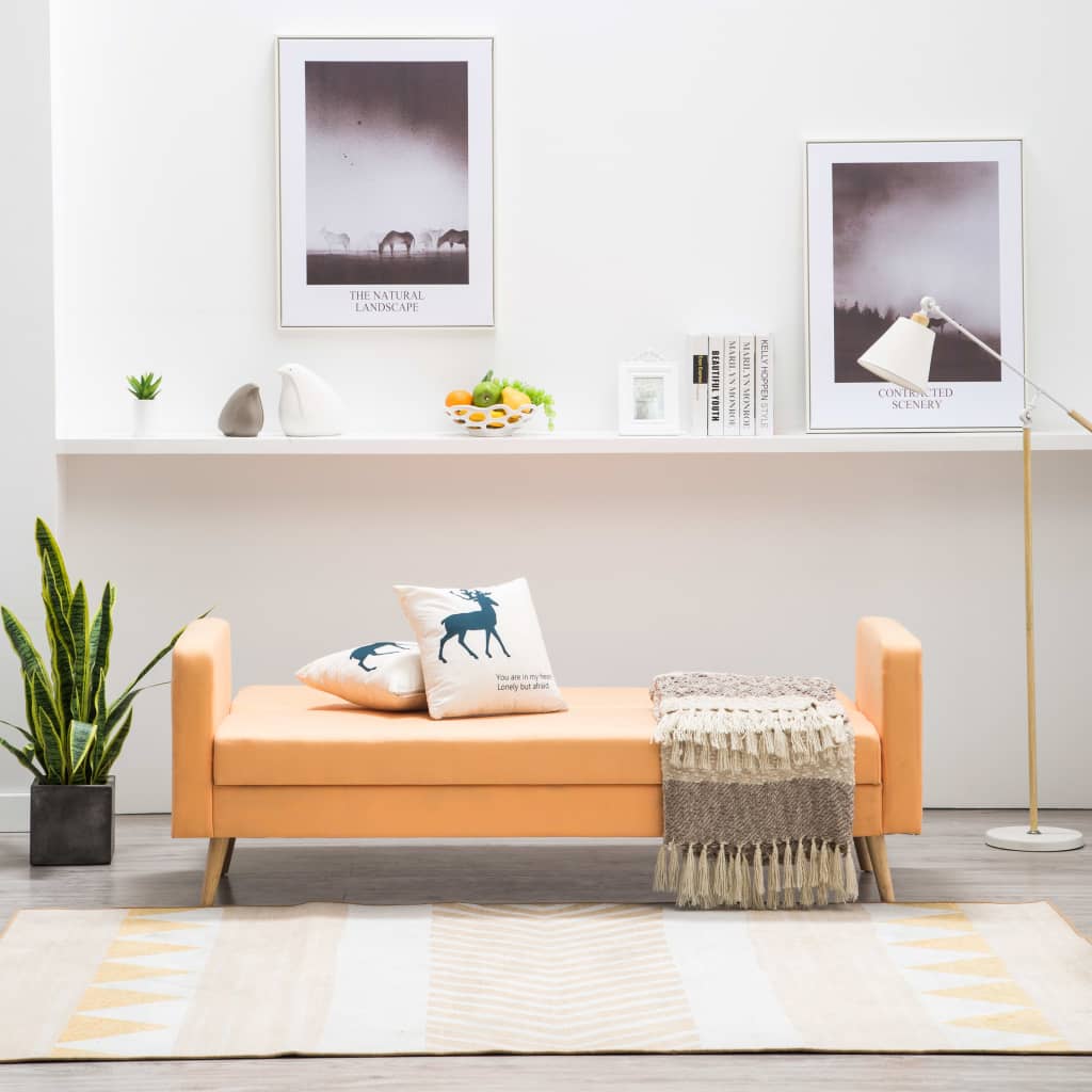Sofa Stoff Orange