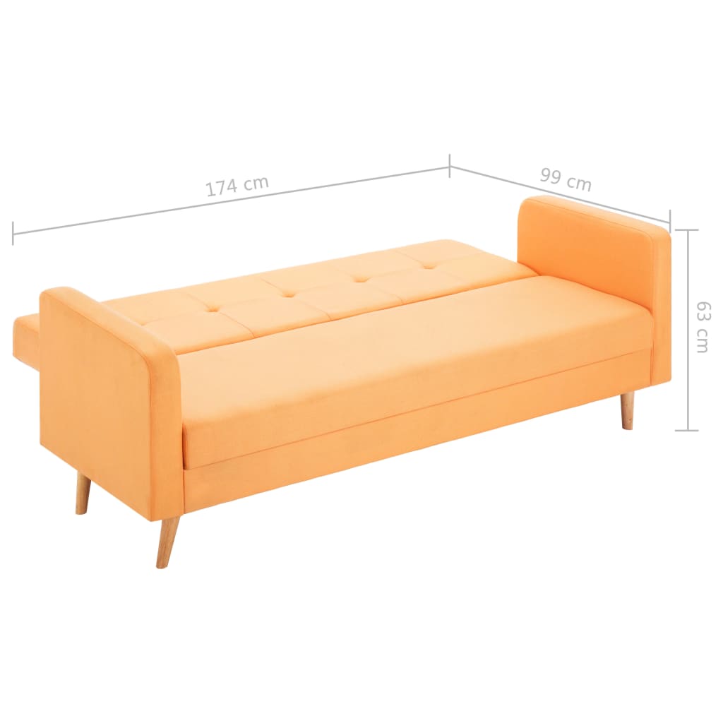 Sofa Stoff Orange