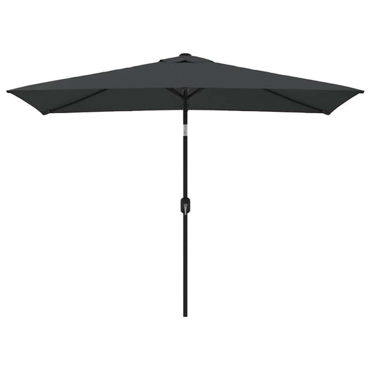 Sonnenschirm mit Metall-Mast 300x200 cm Anthrazit