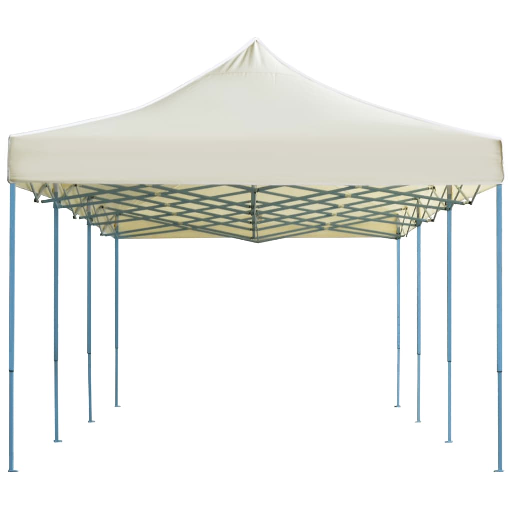 Faltzelt Pop-Up Partyzelt 3 x 9 m Creme