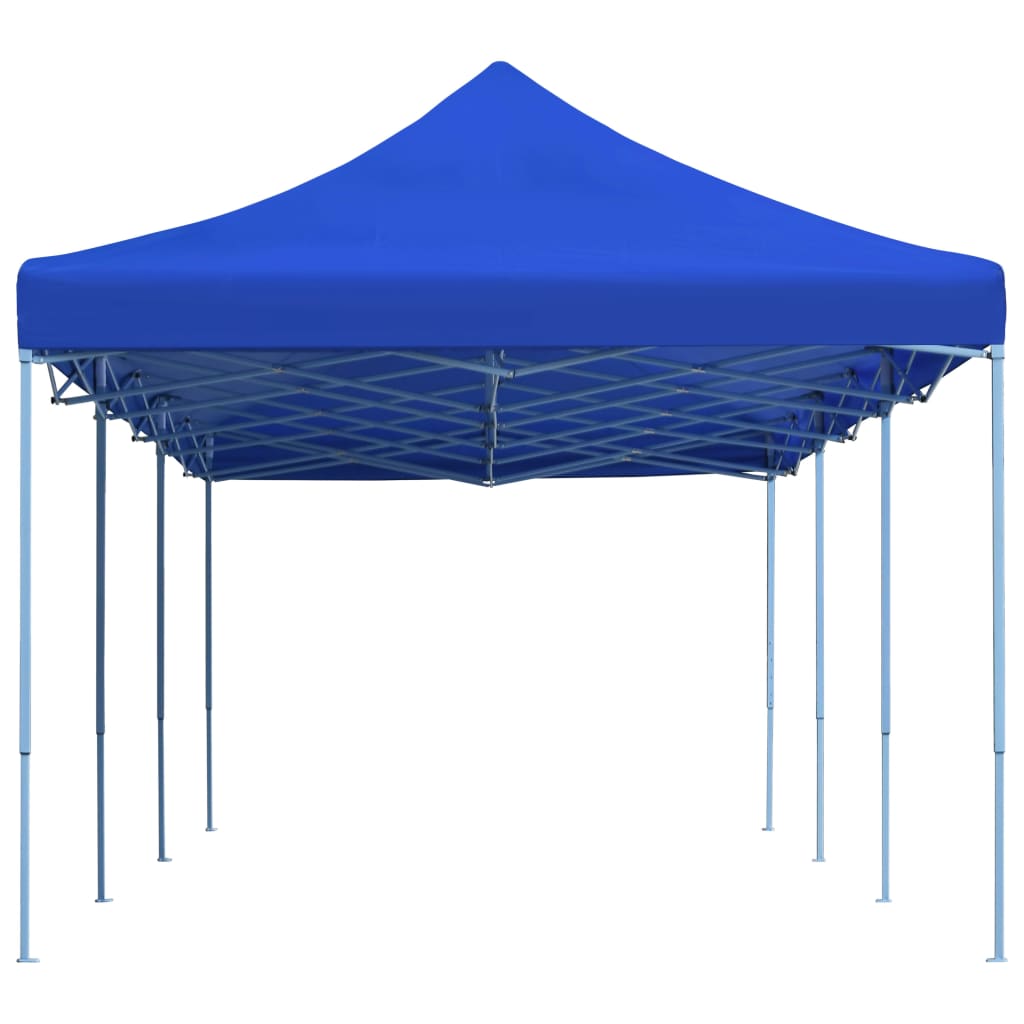 Faltzelt Pop-Up Partyzelt 3 x 9 m Blau