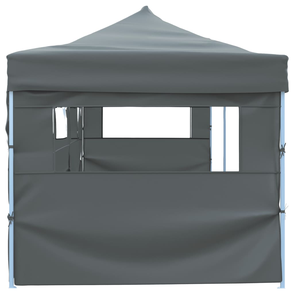 Faltzelt Partyzelt Pop-Up mit 5 Seitenwänden 870x291x315 cm Anthrazit