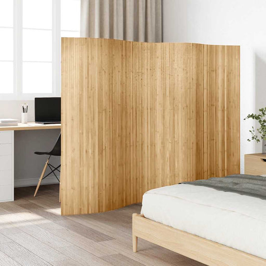 Raumteiler Bambus 250x165 cm Natur