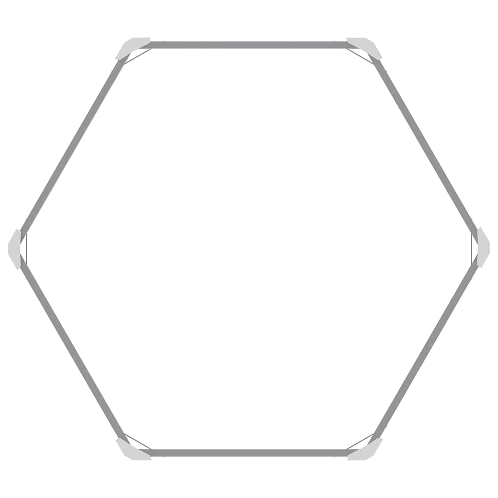 Garten-Hochbeet Verzinkter Stahl 129x129x77 cm Grau