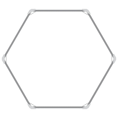 Garten-Hochbeet Verzinkter Stahl 129x129x77 cm Grau