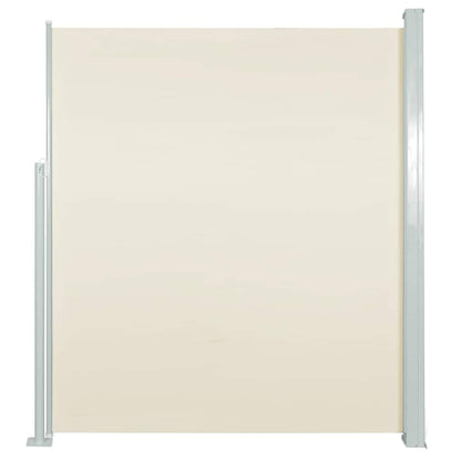 Ausziehbare Seitenmarkise 120x300 cm Creme