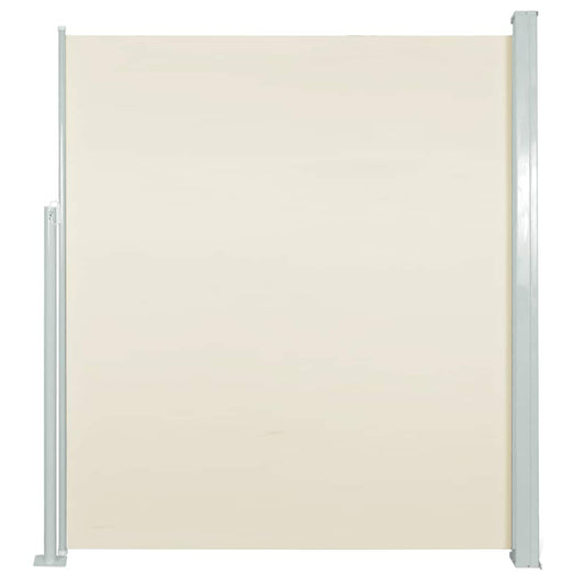 Ausziehbare Seitenmarkise 120x300 cm Creme