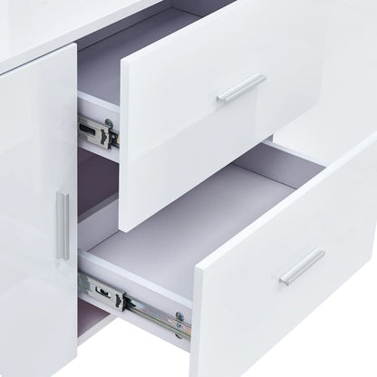 Sideboard Weiß 160×40×70 cm MDF