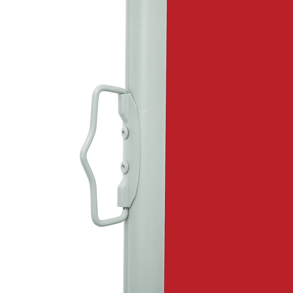 Ausziehbare Seitenmarkise 160x500 cm Rot