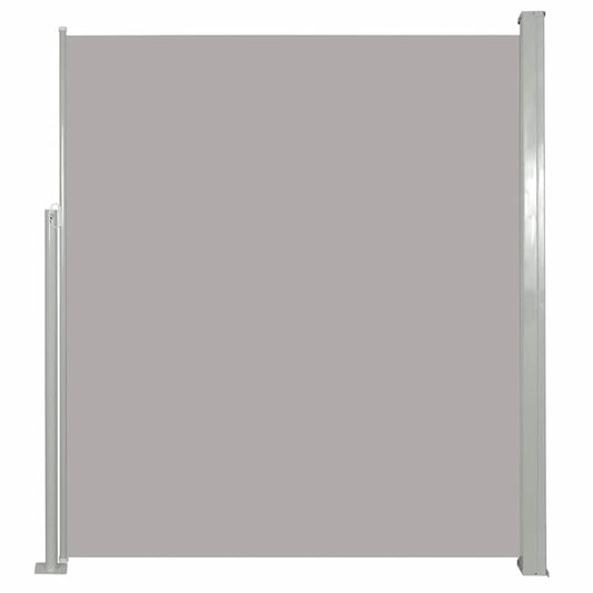 Ausziehbare Seitenmarkise 160x500 cm Grau