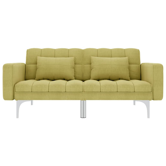 Schlafsofa Grün Stoff