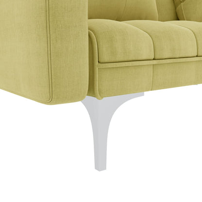 Schlafsofa Grün Stoff