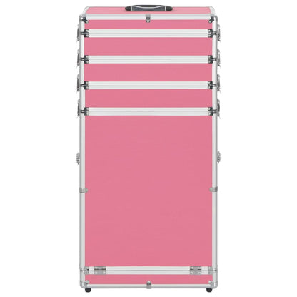 Kosmetikkoffer Aluminium Rosa
