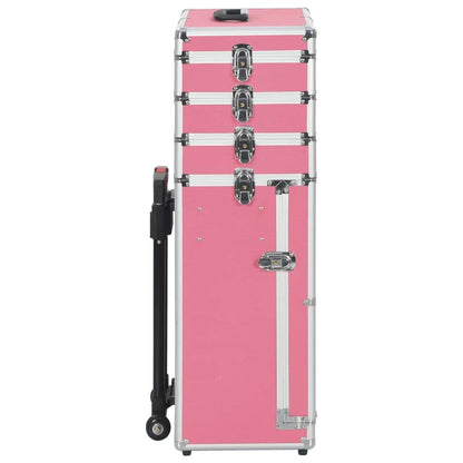 Kosmetikkoffer Aluminium Rosa