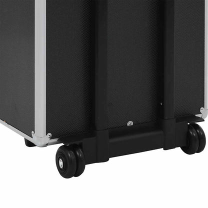 Kosmetikkoffer Aluminium Schwarz