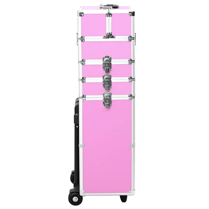 Kosmetikkoffer Aluminium Rosa
