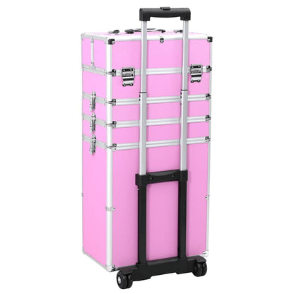 Kosmetikkoffer Aluminium Rosa