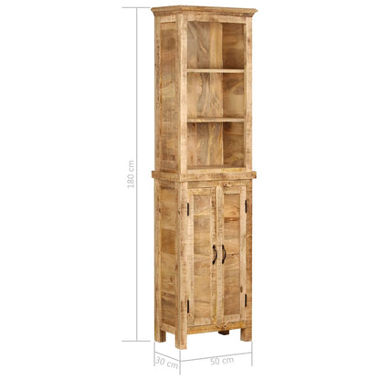 Bücherregal 50x30x180 cm Massivholz Mango