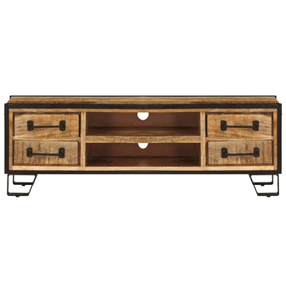 TV-Schrank mit Schubladen 120x30x40 cm Massivholz Mango