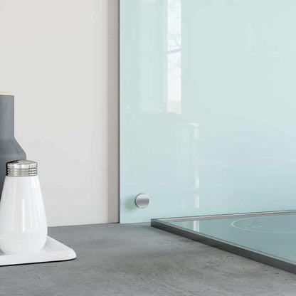 Küchenrückwand Weiß 90x50 cm Hartglas