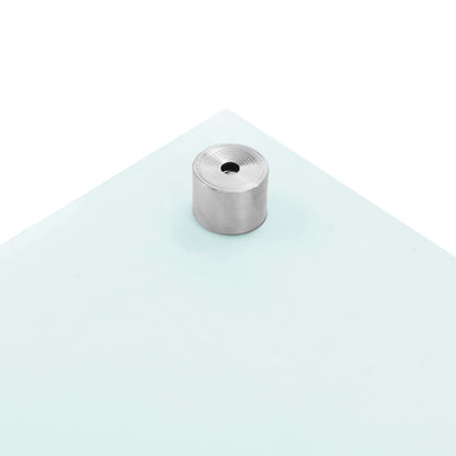Küchenrückwand Weiß 100x40 cm Hartglas