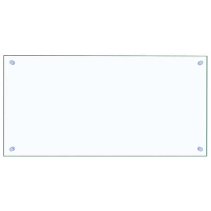 Küchenrückwand Transparent 80×40 cm Hartglas