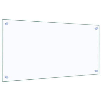Küchenrückwand Transparent 80×40 cm Hartglas