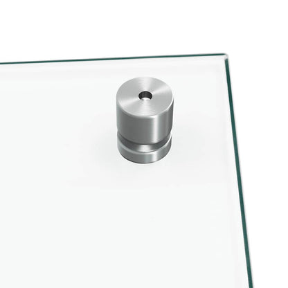 Küchenrückwand Transparent 80×50 cm Hartglas