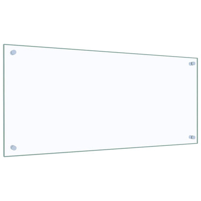 Küchenrückwand Transparent 90×40 cm Hartglas