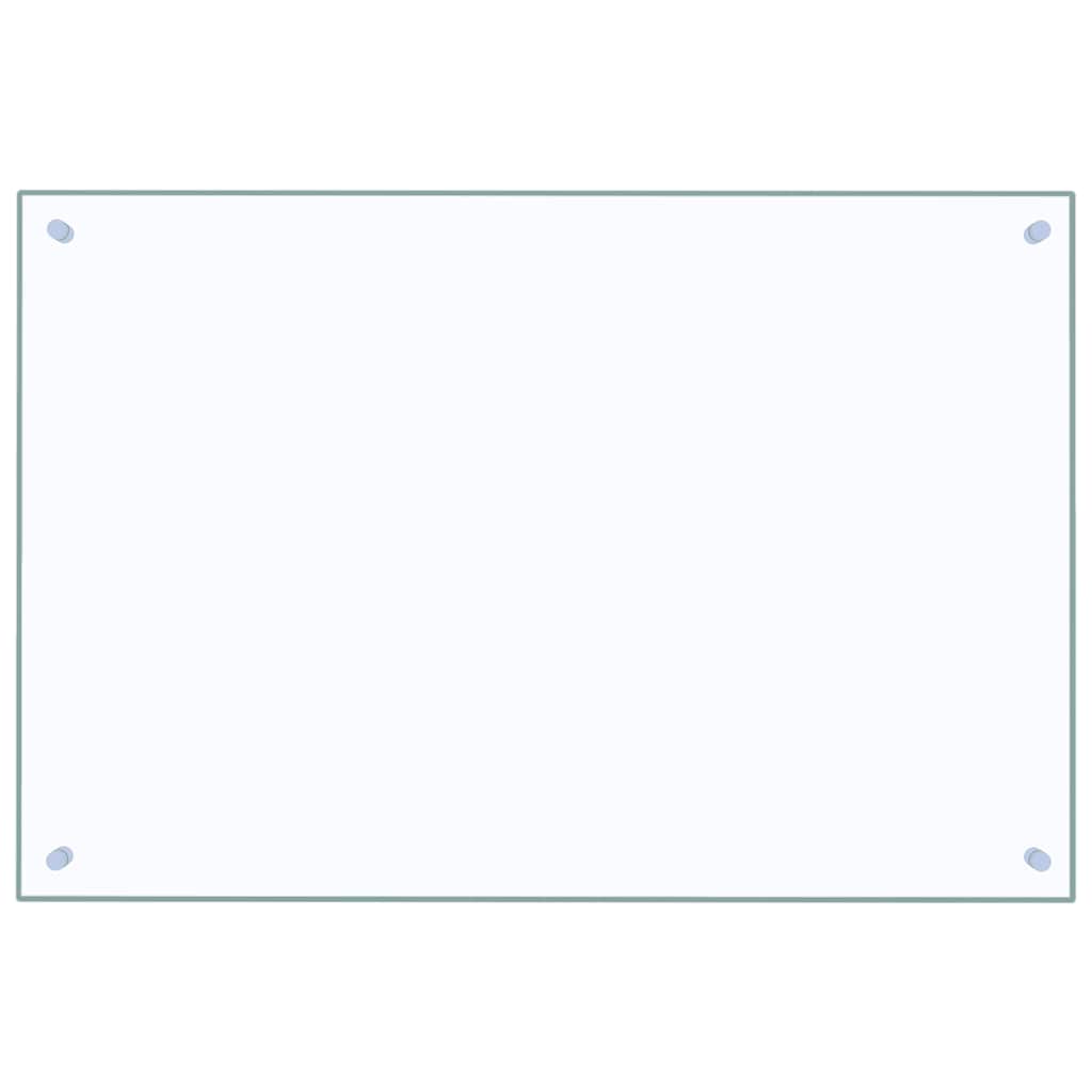 Küchenrückwand Transparent 90×60 cm Hartglas