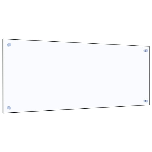 Küchenrückwand Transparent 100×40 cm Hartglas