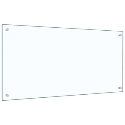 Küchenrückwand Transparent 100×50 cm Hartglas