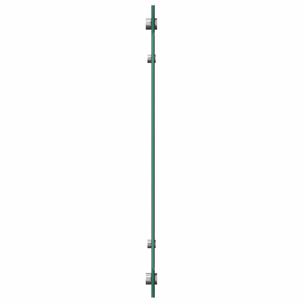 Küchenrückwand Schwarz 90x50 cm Hartglas
