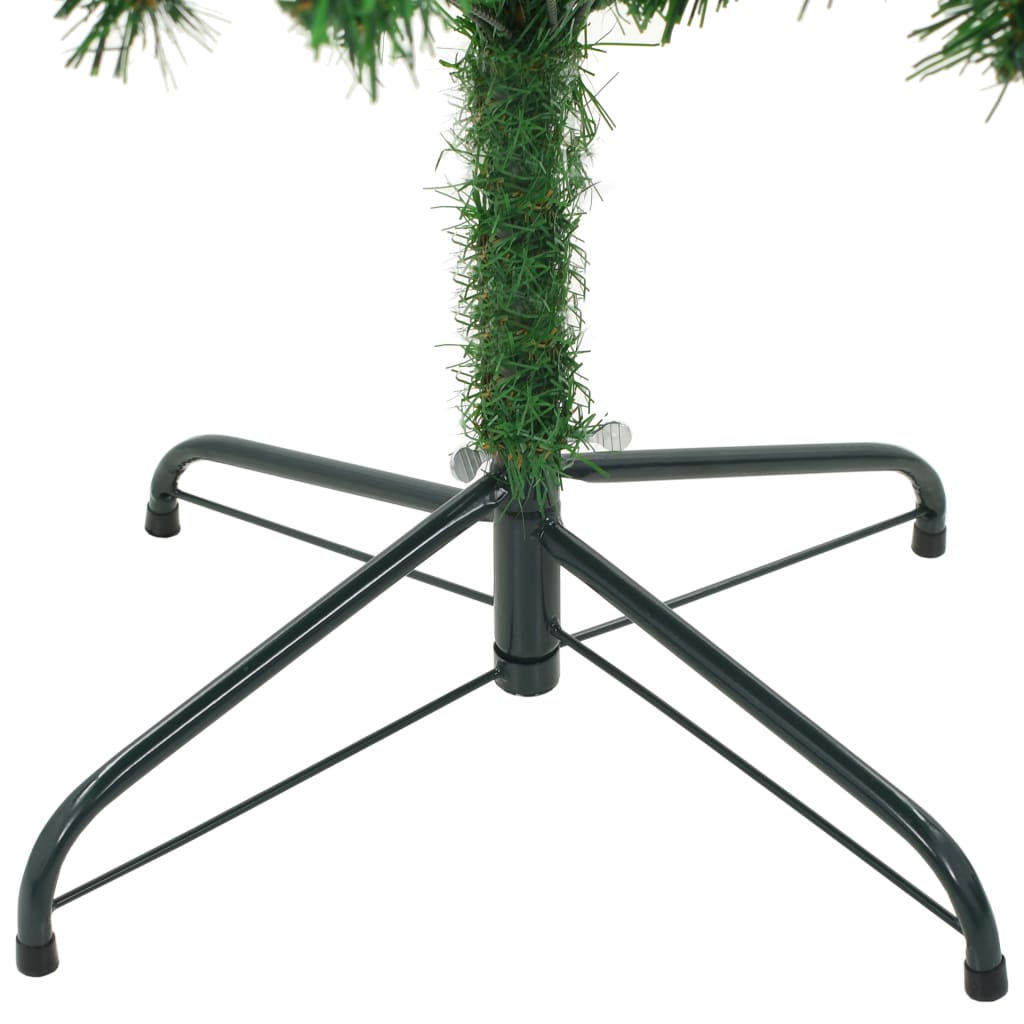 Künstlicher Weihnachtsbaum mit Tannenzapfen 210 cm