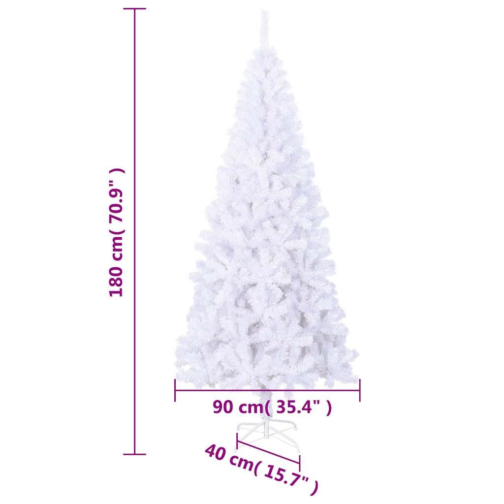 Künstlicher Weihnachtsbaum mit Ständer 180 cm 620 Zweige