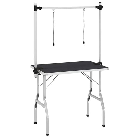 Trimmtisch Schertisch mit 2 Schlingen für Hunde Katzen Klappbar