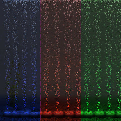 LED Aquarium-Leuchte Bubble Lampe RGB 48 cm