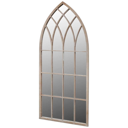 Rustikaler Gartenspiegel Bogen 50×115 cm für Indoor und Outdoor
