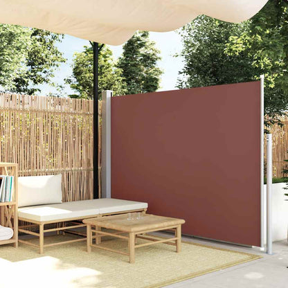 Ausziehbare Seitenmarkise 160x300 cm Braun
