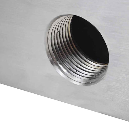 Pool-Wasserfall Fontäne Rechteckig Edelstahl 30 cm