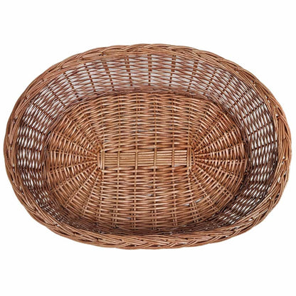 Hundebett aus Weide Natur 90 cm