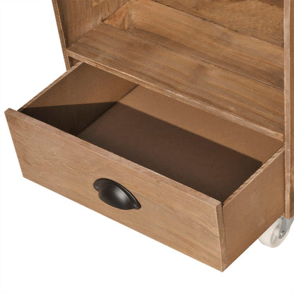 Nachttisch Braun Massivholz