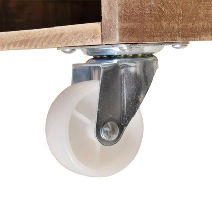 Nachttisch Braun Massivholz