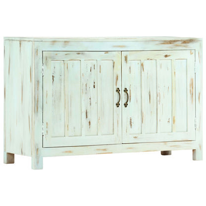 Sideboard Hellblau 110x35x70 cm Massivholz Mango